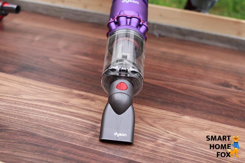 The surface attachment in use